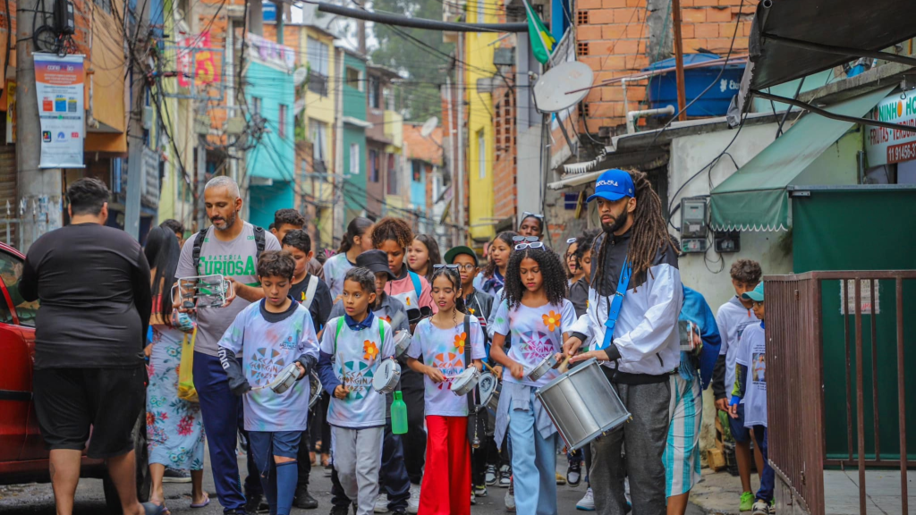 Projeto social se apresentando em São Paulo para representar a arte fomentada pelo Pro-Mac